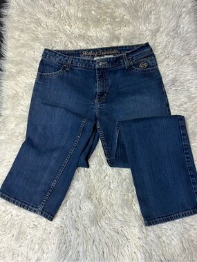 Harley-Davidson Women’s Dark Indigo Boot-Cut Jeans